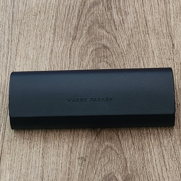 Warby Parker Other - Warby Parker Like Modern Roll Top Hard Clamshell Eyeglass Case Magnetic Black